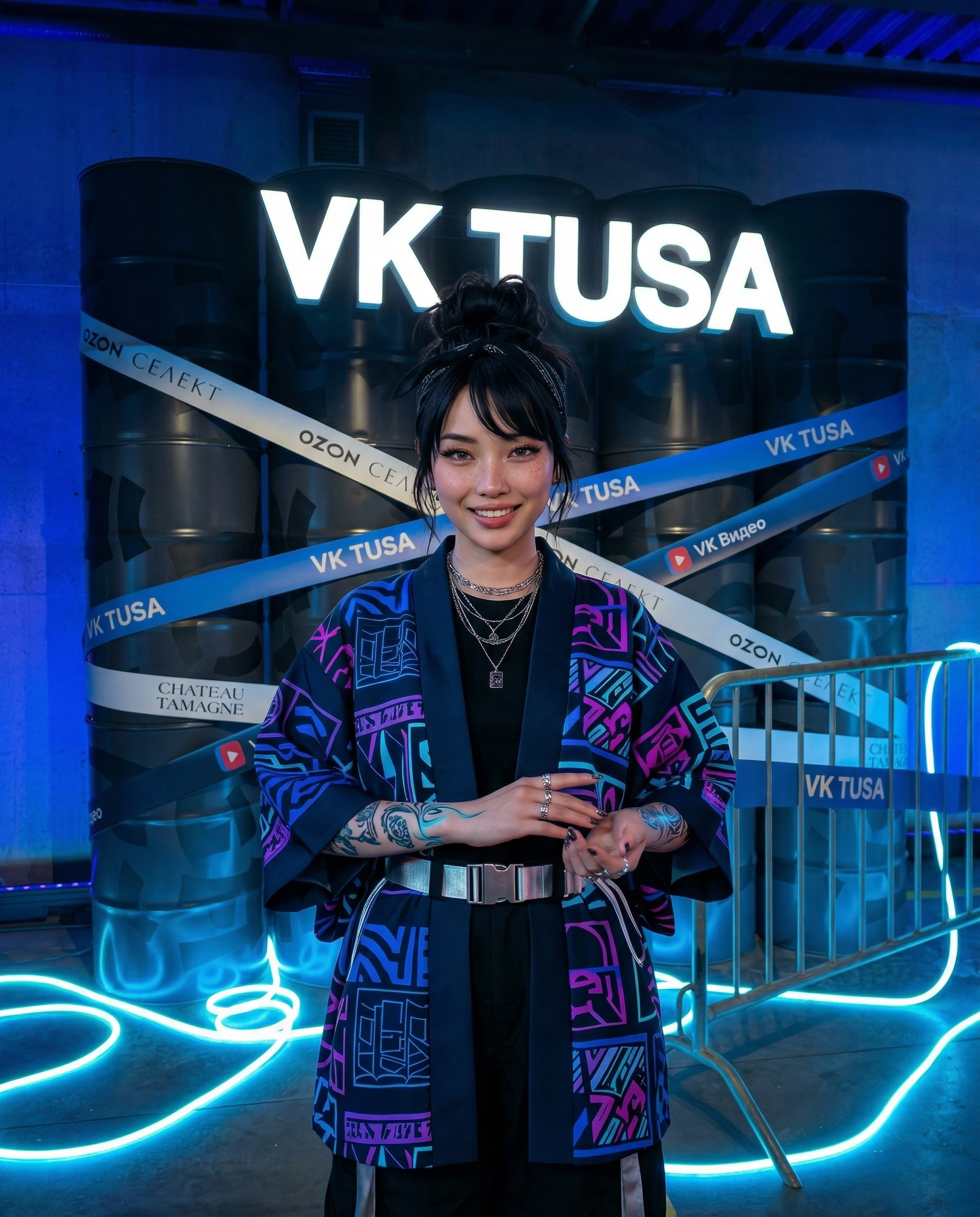 Персонаж Токио в полный рост на площадке VK TUSA